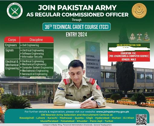 Pakistan Army TCC Jobs